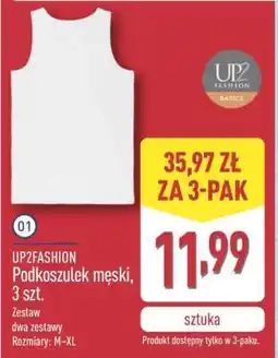 ALDI UP2FASHION Podkoszulek męski, 3 szt oferta
