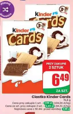 Dino Ciastko Kinder Cards oferta