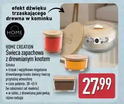 ALDI HOME CREATION Świeca zapachowa z drewnianym knotem oferta