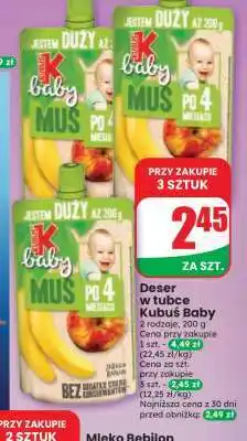 Dino Deser w tubce Kubuś Baby oferta