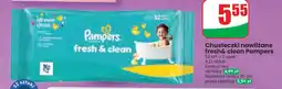 Dino Chusteczki nawilżane fresh&clean Pampers oferta