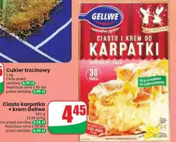 Dino Ciasto karpatka + krem Gellwe oferta