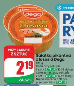 Dino Sałatka pikantna z łososia Dega oferta