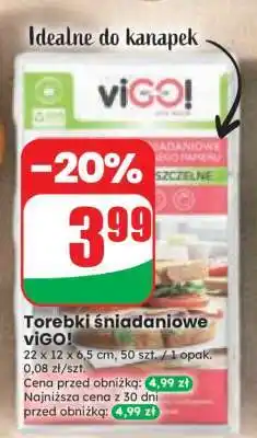 Dino Torebki śniadaniowe viGO! oferta