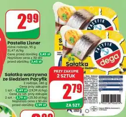 Dino Sałatka warzywna ze śledziem Pacyfik oferta