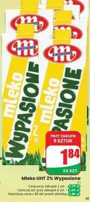 Dino Mleko UHT 2% Wypasione oferta