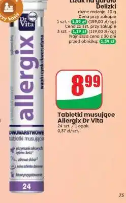 Dino Tabletki musujące Allergix Dr Vita oferta