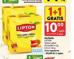 Intermarche Herbata Lipton Yellow Label oferta