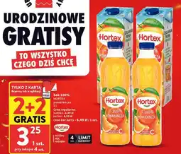 Intermarche Sok 100% pomarańcza Hortex oferta