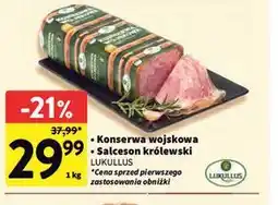 Intermarche Konserwa wojskowa / Salceson królewski LUKULLUS oferta