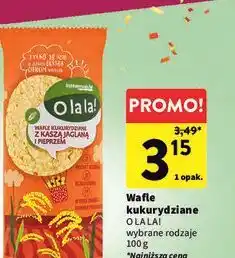 Intermarche Wafle kukurydziane O LA LA! wybrane rodzaje oferta