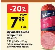 Intermarche Żywiecka Sucha wieprzowa Krakus oferta