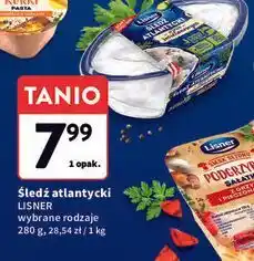 Intermarche Śledź atlantycki Lisner wybrane rodzaje oferta