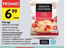 Intermarche Pierogi z truskawkami Proste Historie oferta