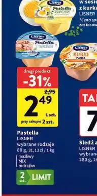 Intermarche Pastella Lisner wybrane rodzaje oferta
