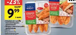 Intermarche Morliny Stripsy z piersi kurczaka / Polędwiczki z piersi kurczaka łagodne panierowane oferta