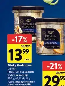 Intermarche Filety śledziowe Lisner Premium Selection oferta