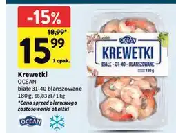 Intermarche Ocean Krewetki białe 31-40 blanszowane oferta