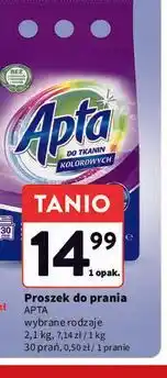 Intermarche Proszek do prania APTA wybrane rodzaje oferta