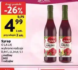 Intermarche Syrop Malina O la la! oferta