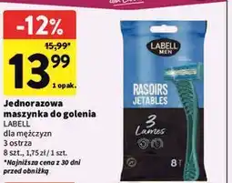 Intermarche Jednorazowa maszynka do golenia LABELL dla mężczyzn oferta