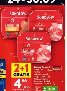 Intermarche Szynka Basiuni Sokołów oferta