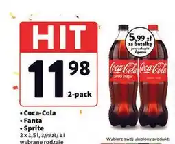 Intermarche Napój gazowany Coca-Cola / Fanta / Sprite oferta