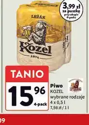 Intermarche Piwo Kozel wybrane rodzaje oferta