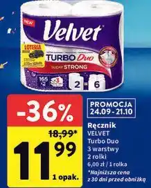 Intermarche Ręcznik papierowy duo Velvet Turbo oferta