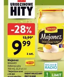 Intermarche Majonez WINIARY Dekoracyjny oferta