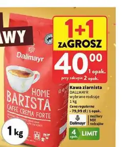 Intermarche Kawa ziarnista Dallmayr Home Barista Caffe Crema Forte oferta