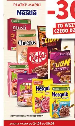 Intermarche Płatki marki Nestlé oferta