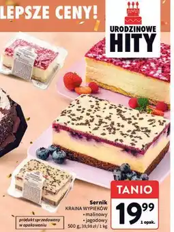 Intermarche Sernik z jagodami Kraina Wypieków oferta