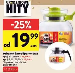Intermarche Dzbanek żaroodporny ewa 2.1 l Termisil oferta