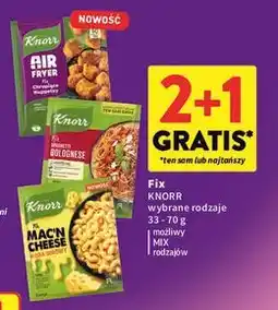 Intermarche Fix KNORR wybrane rodzaje oferta