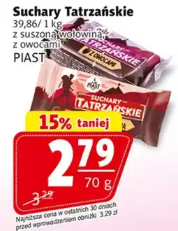 Prim Market Suchary Tatrzańskie z suszoną wołowiną z owocami PIAST oferta