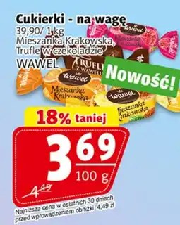 Prim Market Cukierki - na wagę Mieszanka Krakowska, Trufle w czekoladzie WAWEL oferta