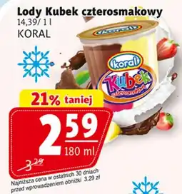 Prim Market Lody Kubek czterosmakowy oferta