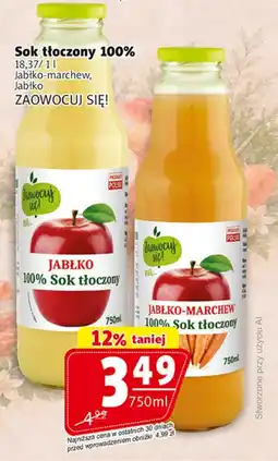 Prim Market Zawocuj się! Jabłko 100% Sok tłoczony oferta