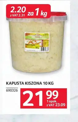 Selgros Kapusta kiszona oferta