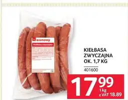 Selgros Kiełbasa Zwyczajna oferta