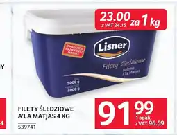 Selgros Filety śledziowe Lisner oferta