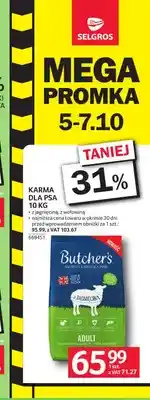 Selgros Karma dla psa z jagnięciną Butcher's oferta