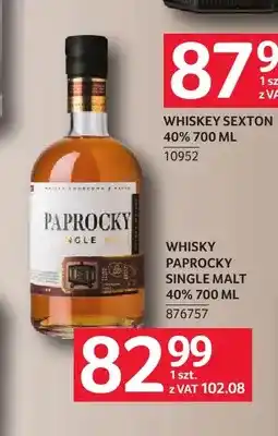 Selgros Whisky Paprocky Single Malt 40% oferta
