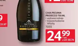 Selgros Wino musujące Casa Pecunia Prosecco oferta