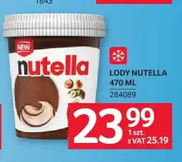 Selgros Lody Nutella oferta