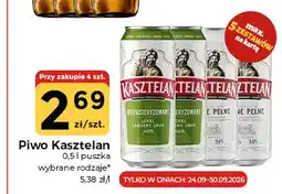 Społem Częstochowa Piwo Kasztelan oferta