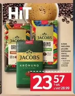 Selgros Kawa mielona Jacobs Origins oferta
