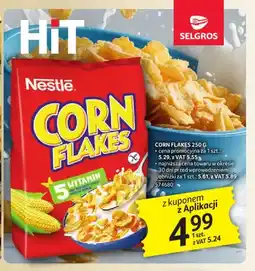 Selgros Płatki kukurydziane Corn Flakes Nestlé oferta