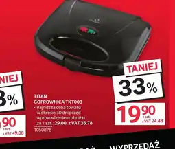 Selgros Gofrownica Titan oferta